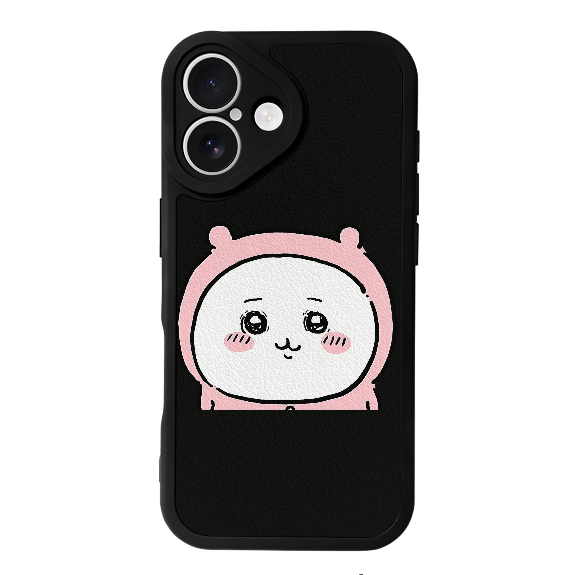（画像用） ちいかわ ちいかわ Chii-kawa chiikawa 【iPhone 16シリーズ対応】シリコンスマホケース（レザー調） 材質：シリコン